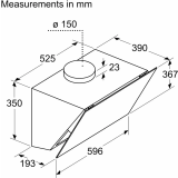 Вытяжка Bosch DWK66PJ20T