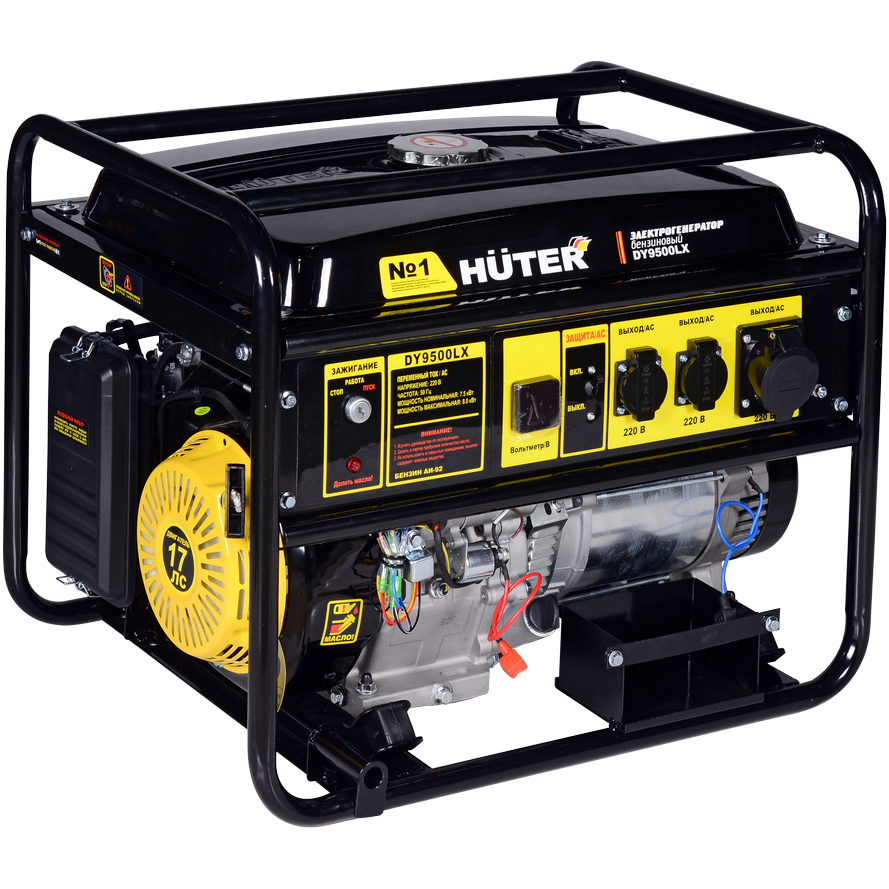Генератор Huter DY9500LX - 64/1/40 - фото 3
