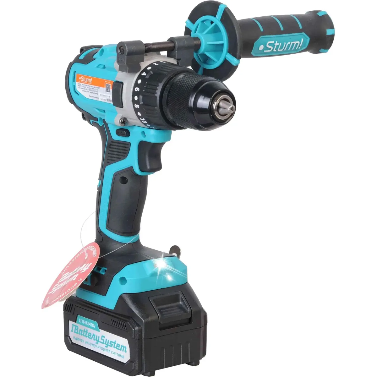 Дрель-шуруповёрт Sturm! CD2080 - фото 2