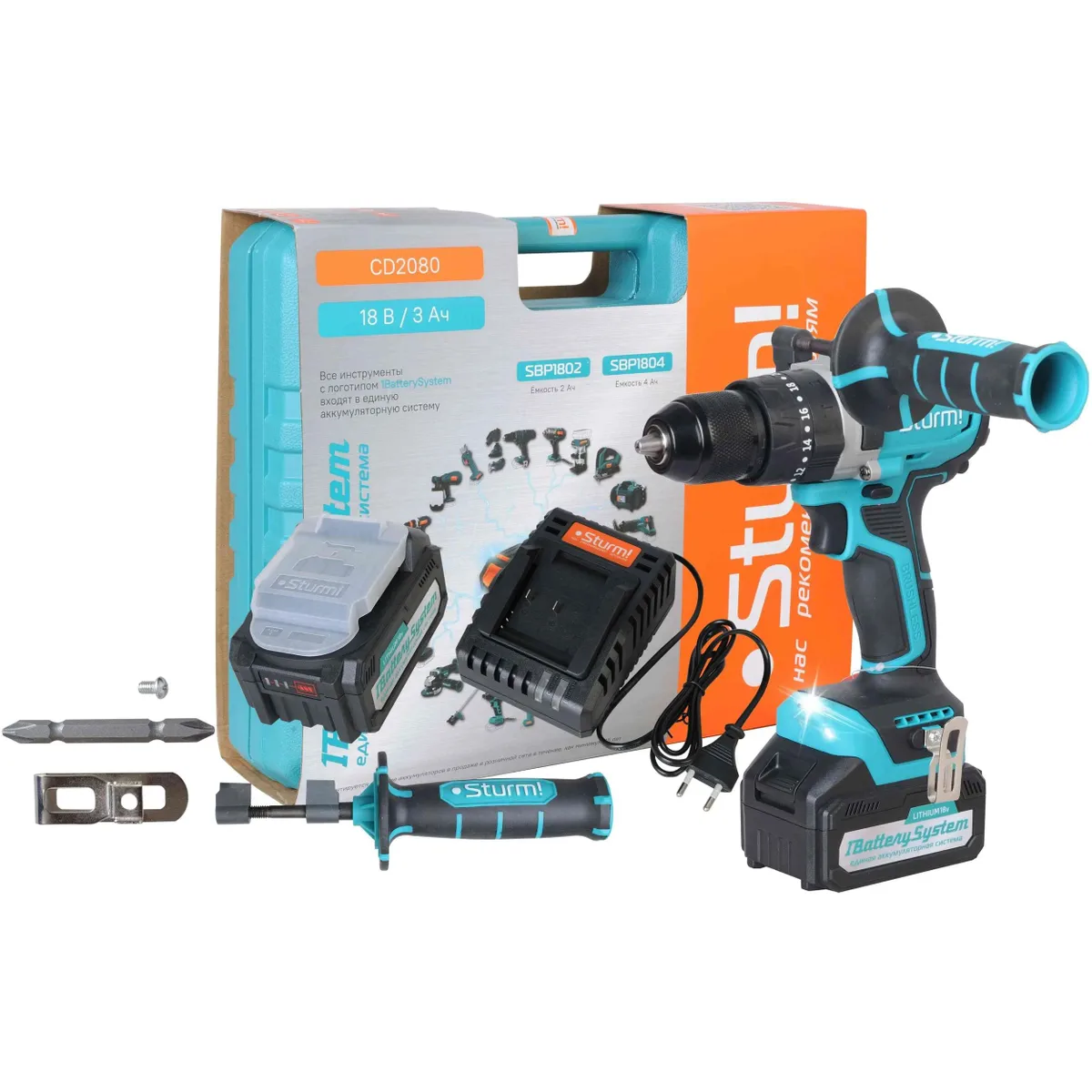 Дрель-шуруповёрт Sturm! CD2080 - фото 7