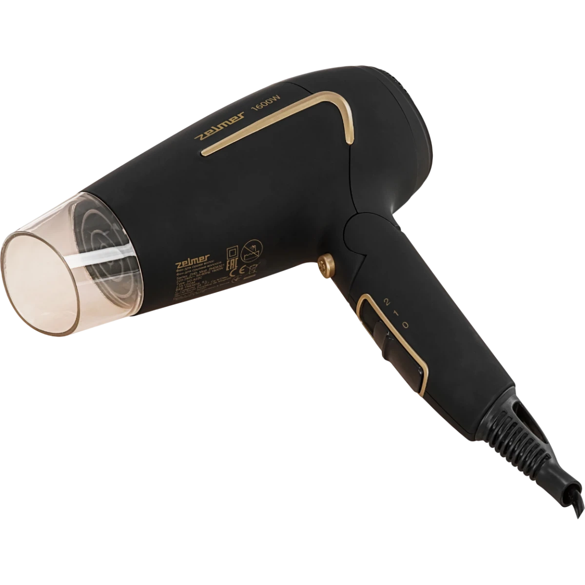 Фен Zelmer ZHD8321 Black - 60305771P - фото 2