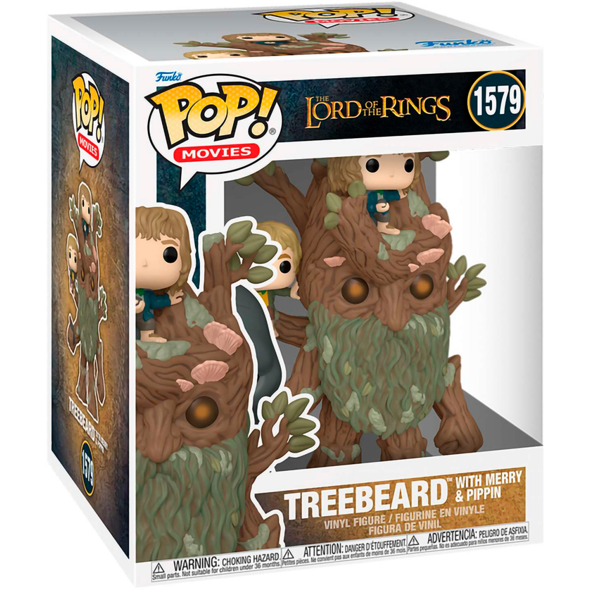 Фигурка Funko POP! Movies LOTR Treebeard with Merry & Pippin - 80834 - фото 2