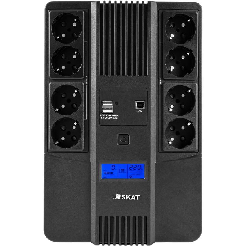 ИБП Бастион SKAT-UPS 800-AID-IN-1X9-8 - 8933 - фото 3