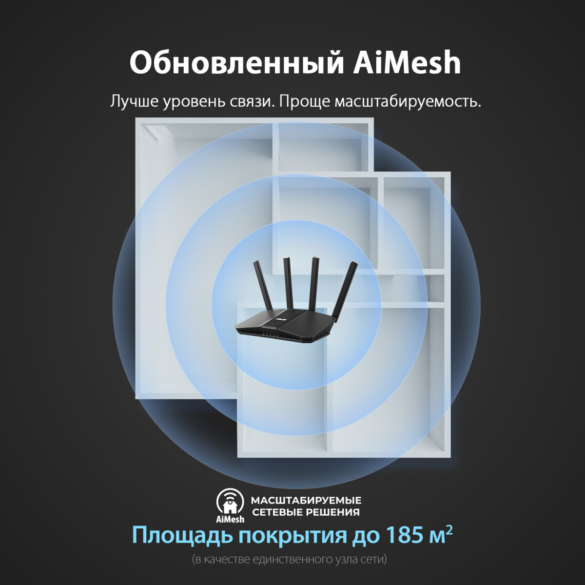 Wi-Fi маршрутизатор (роутер) ASUS RT-BE58U - RT-BE58U/90IG0910-MO3C00 - фото 12