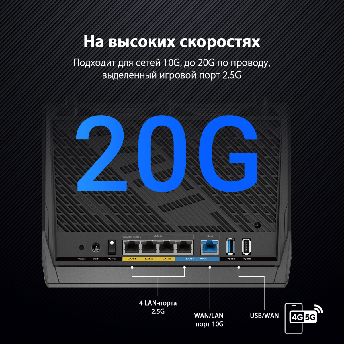 Wi-Fi маршрутизатор (роутер) ASUS RT-BE86U - RT-BE86U/90IG08W0-MO9A0V - фото 12