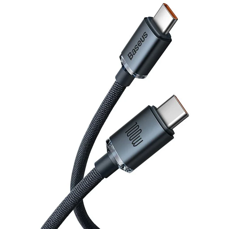 Кабель USB Type-C - USB Type-C, 2м, Baseus CAJY000701 - фото 2
