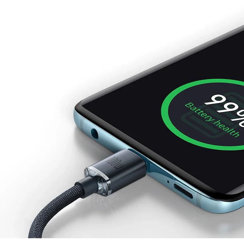 Кабель USB Type-C - USB Type-C, 2м, Baseus CAJY000701 - фото 3