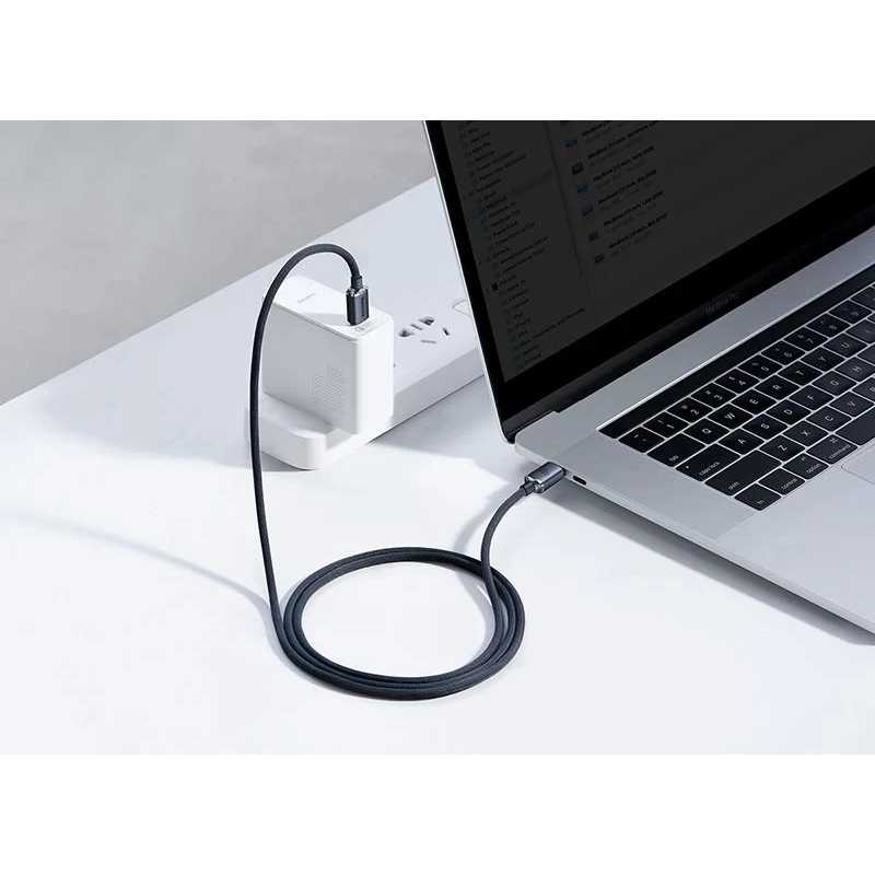 Кабель USB Type-C - USB Type-C, 2м, Baseus CAJY000701 - фото 4