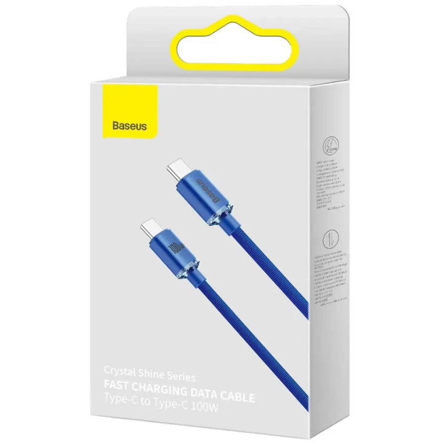 Кабель USB Type-C - USB Type-C, 2м, Baseus CAJY000703 - фото 3