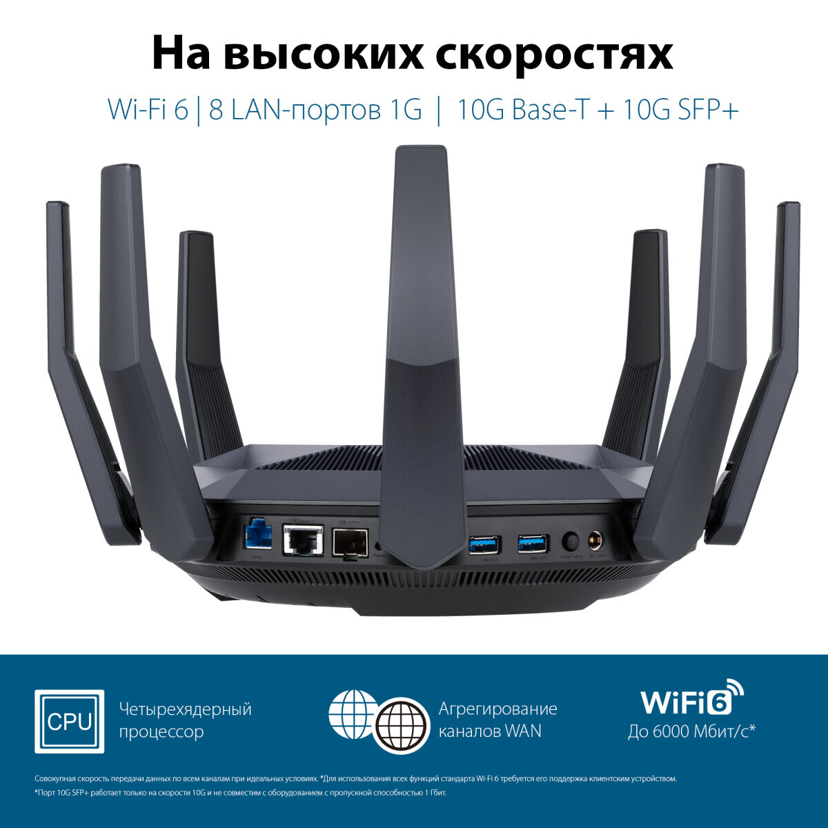 Wi-Fi маршрутизатор (роутер) ASUS RT-AX89X - фото 6