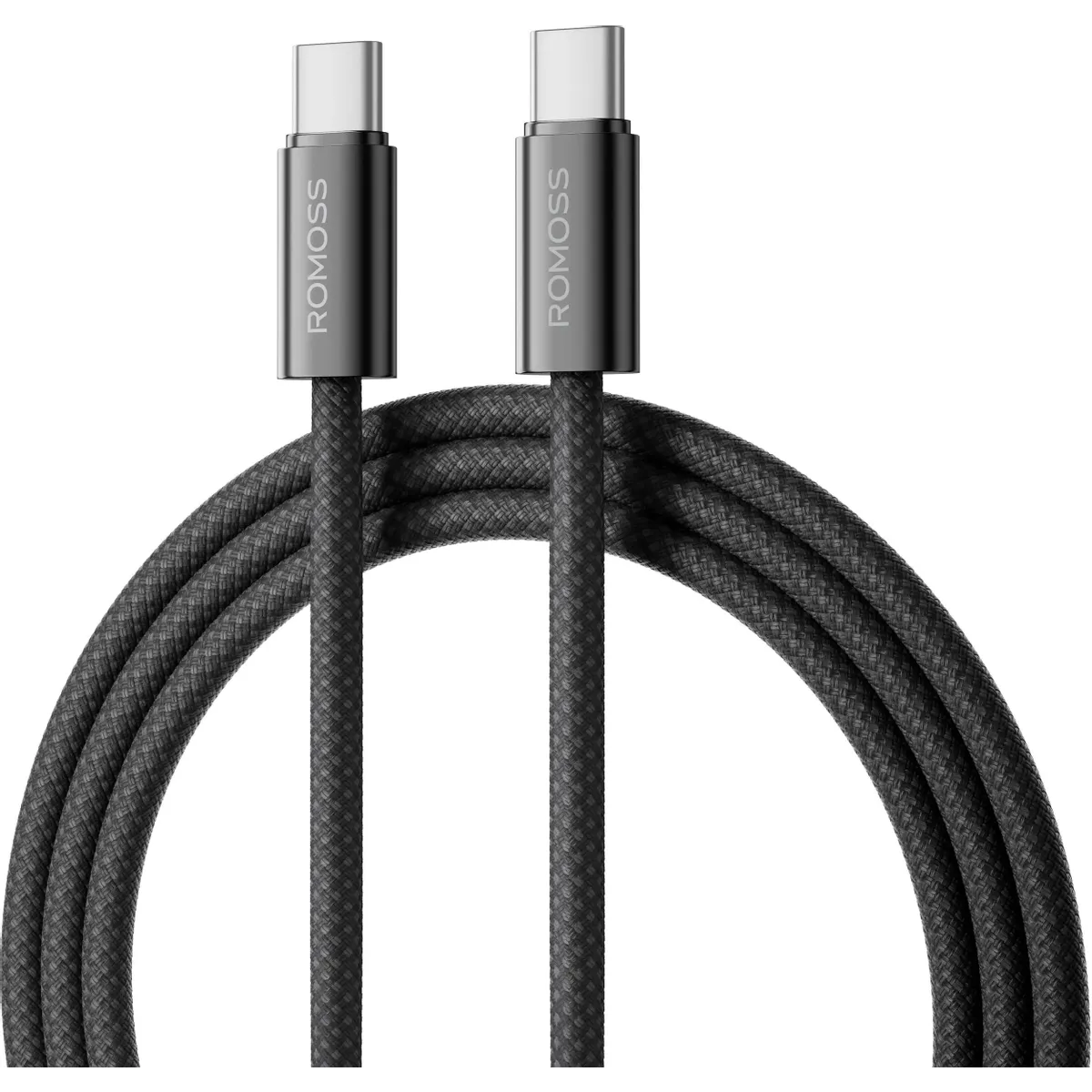Кабель USB Type-C - USB Type-C, 1.2м, Romoss CB3235 Black - 1746963 - фото 2