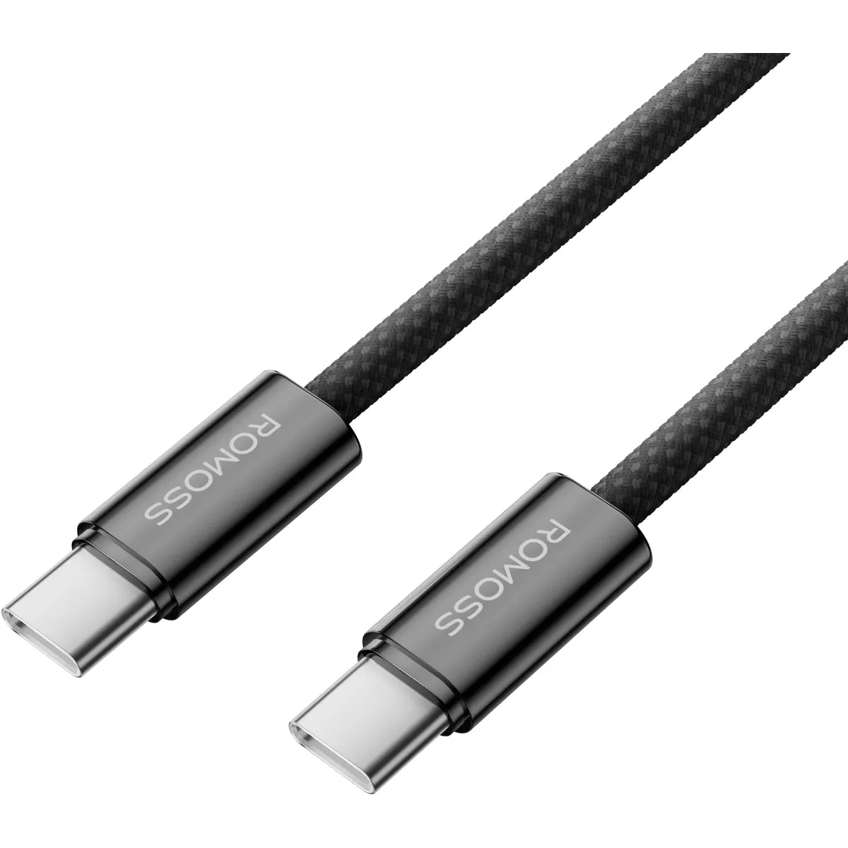 Кабель USB Type-C - USB Type-C, 1.2м, Romoss CB3235 Black - 1746963 - фото 3