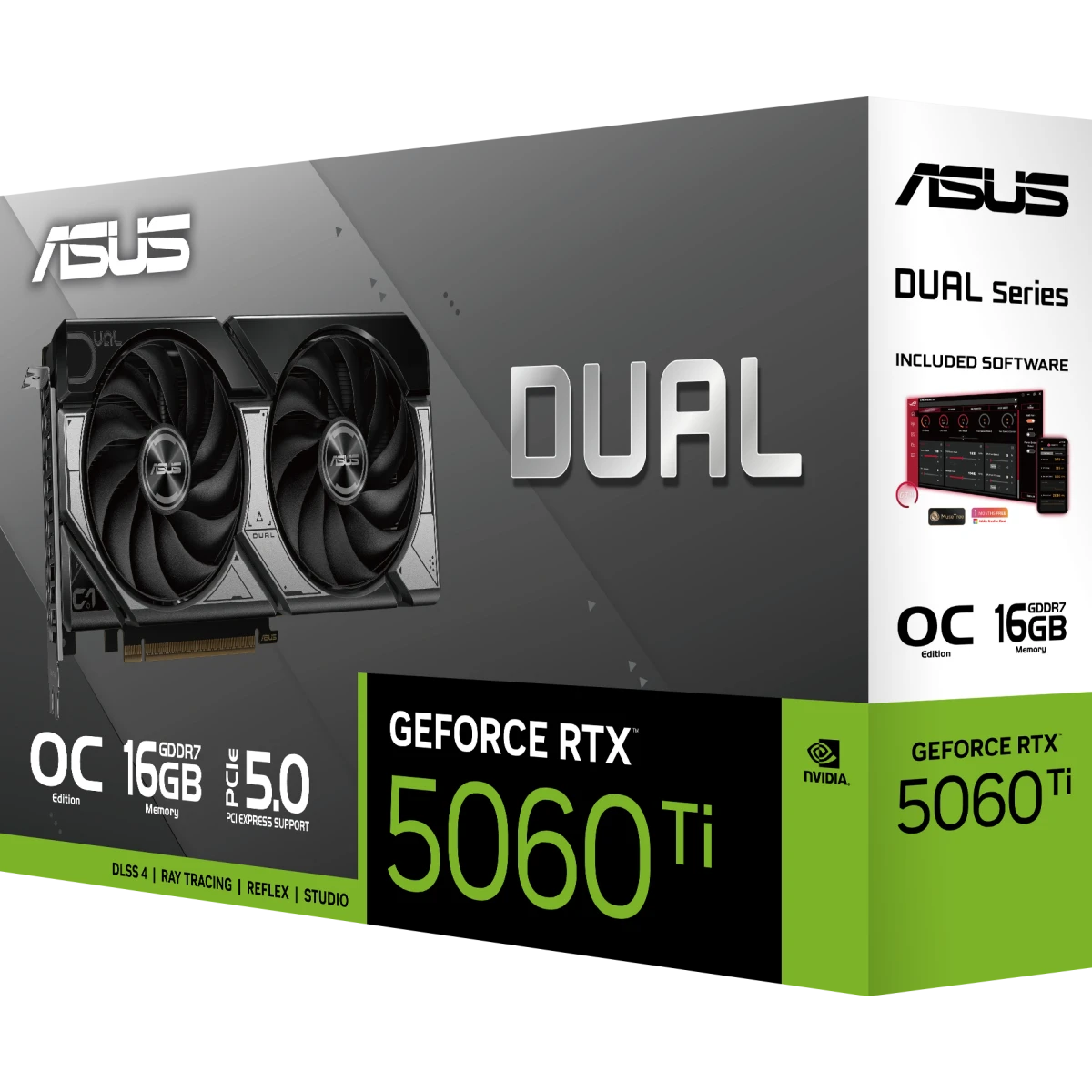 Видеокарта NVIDIA GeForce RTX 5060 Ti ASUS OC 16Gb (DUAL-RTX5060TI-O16G) - фото 7