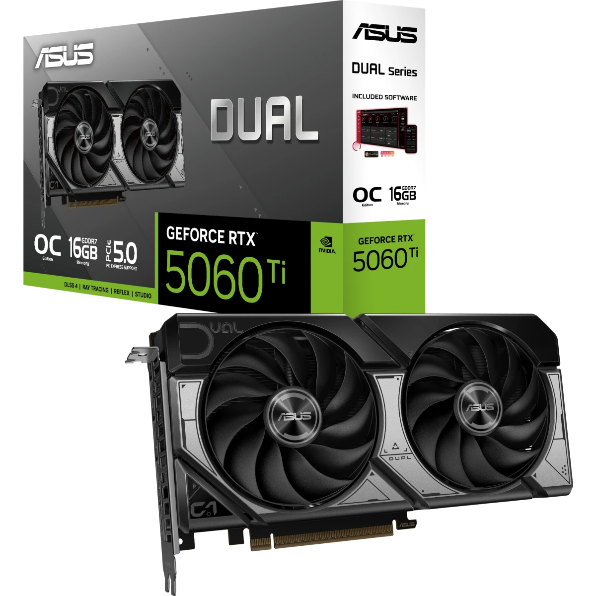 Видеокарта NVIDIA GeForce RTX 5060 Ti ASUS OC 16Gb (DUAL-RTX5060TI-O16G) - фото 8