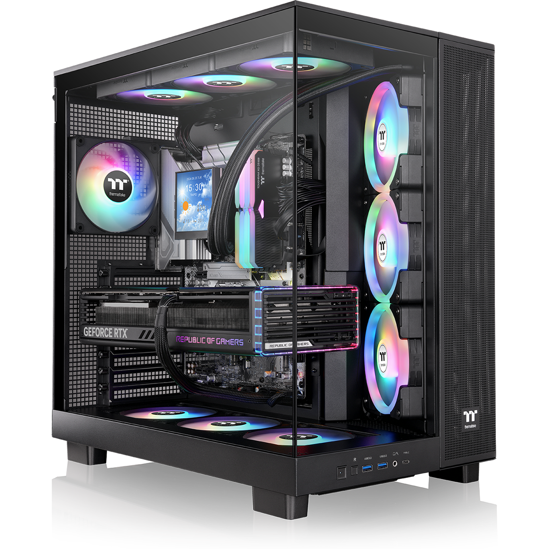 Корпус Thermaltake View 380 XL TG ARGB Black (CA-11E-00M1WN-00)