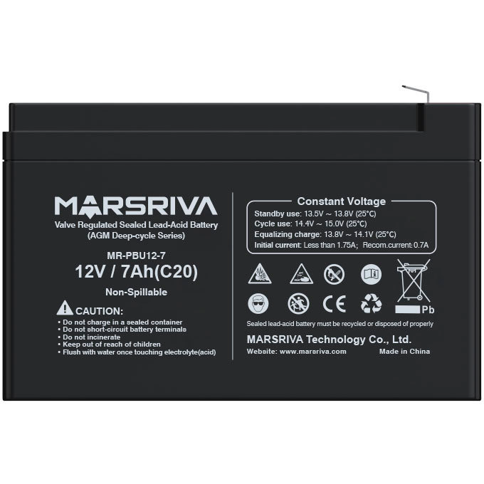Аккумуляторная батарея MARSRIVA MR-PBU12-7 - фото 4