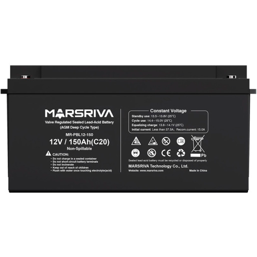 Аккумуляторная батарея MARSRIVA MR-PBL12-150 - фото 4