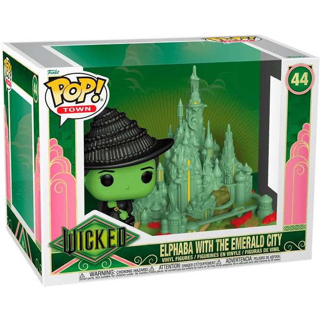 Фигурка Funko POP! Town Wicked Elphaba with the Emerald City - 79751 - фото 2