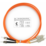 Патч-корд Cabeus FOP-62-SC-ST-1,5m, 1.5м