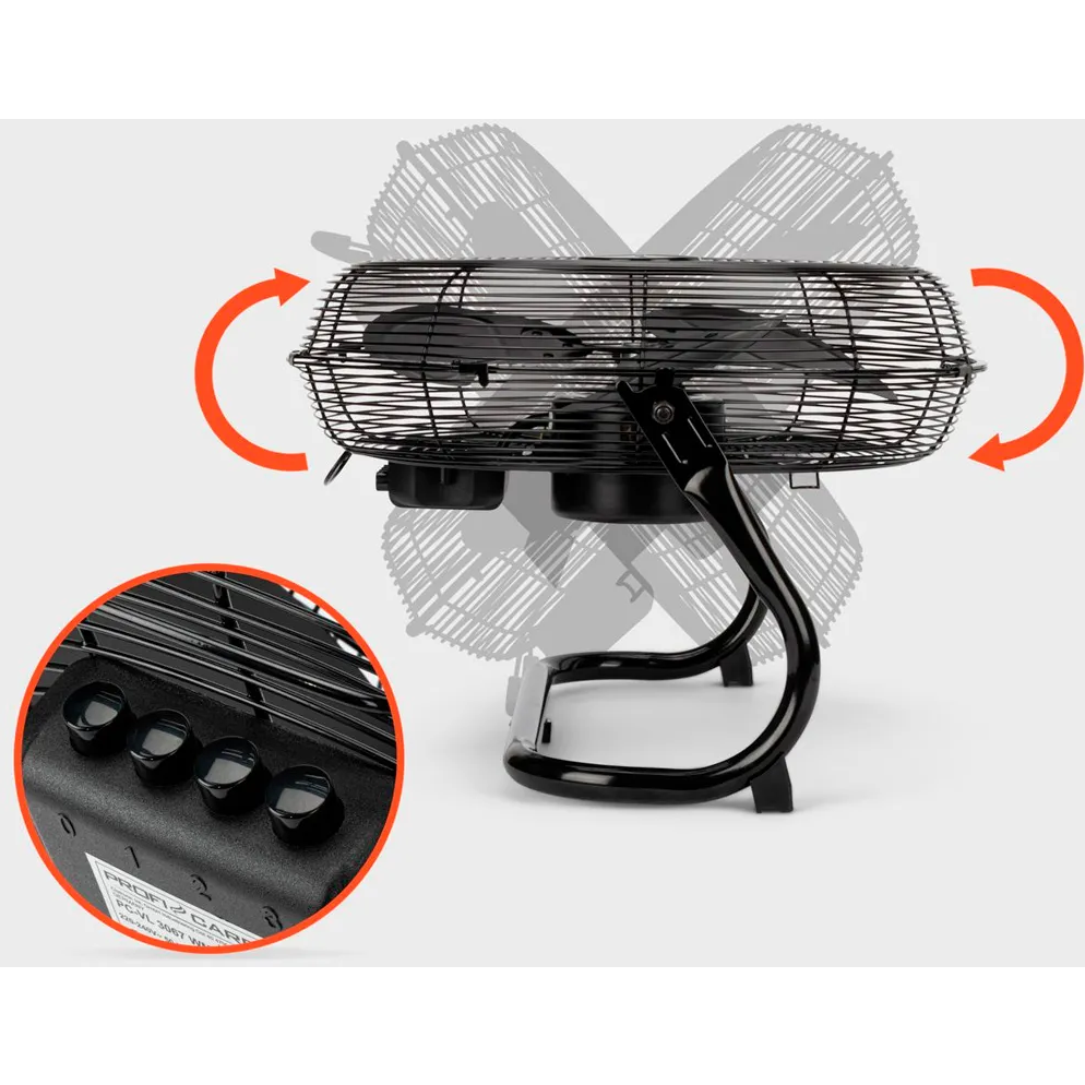 Напольный вентилятор ProfiCare PC-VL 3066 WM Black - PC-VL 3066 WM schwarz - фото 3