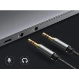 Разветвитель 3.5 Jack (F) - 2x 3.5 Jack (M), 0.2м, UGREEN AV140 Black (20899)