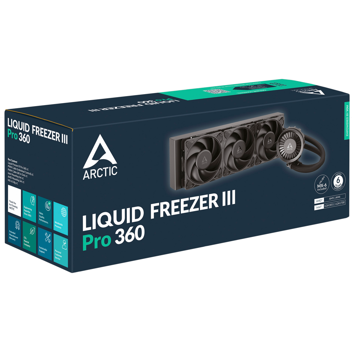 Система жидкостного охлаждения Arctic Liquid Freezer III Pro 360