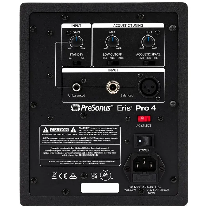 Колонка PreSonus Eris Pro 4 - 2777500129 - фото 3