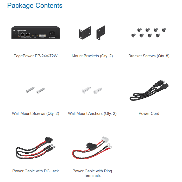 PoE блок питания Ubiquiti EP-24V-72W - фото 4