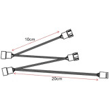 Разветвитель 4-pin - 4x 4-pin, ID-COOLING FS-04 PWM