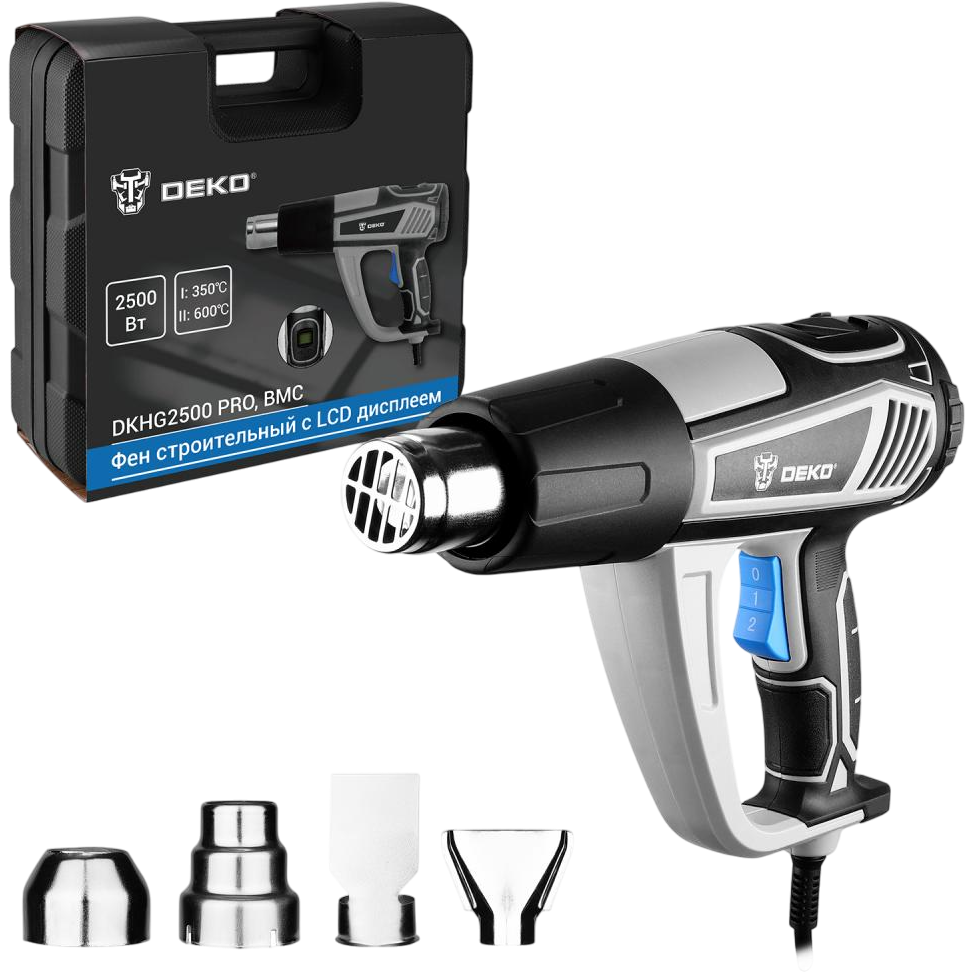 Строительный фен DEKO DKHG2500 PRO - 085-1078 - фото 4