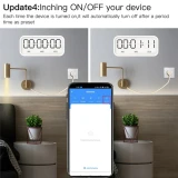 Умная розетка MOES Wi-Fi Smart Plug (WK-EU16M-WH-MS)