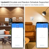 Умная розетка MOES Wi-Fi Smart Plug (WK-EU16M-WH-MS)