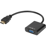 Переходник HDMI (M) - VGA (F), 0.15м, Greenconnect GCR-HD2VGA3