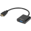 Переходник HDMI (M) - VGA (F), 0.15м, Greenconnect GCR-HD2VGA3