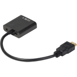 Переходник HDMI (M) - VGA (F), 0.15м, Greenconnect GCR-HD2VGA3