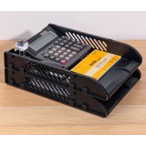 Лоток для бумаг Deli E9212 Black (E9212 BLACK)