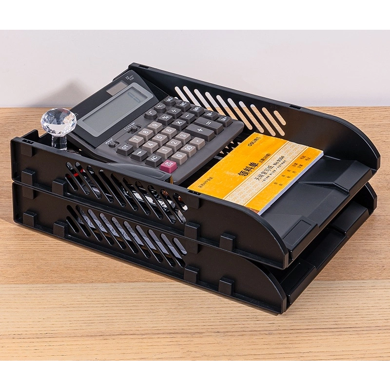 Лоток для бумаг Deli E9212 Black - E9212 BLACK - фото 3