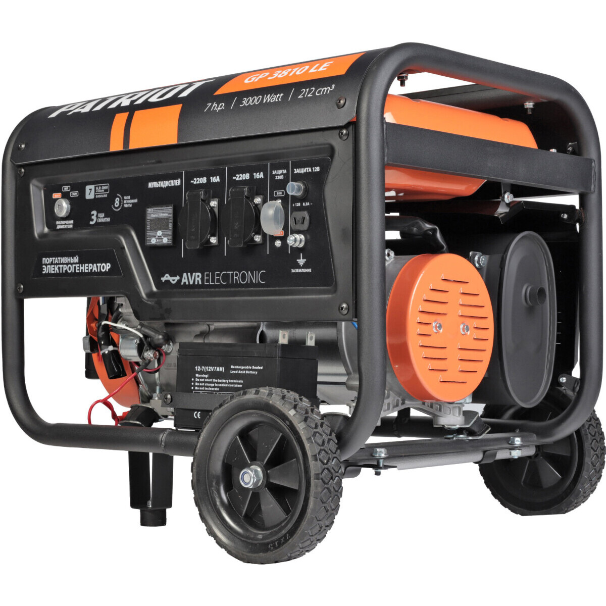 Генератор PATRIOT GP 3810LE - 474101550 - фото 3