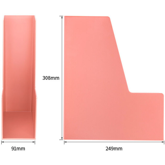 Лоток для бумаг Deli ENS022 Pink - ENS022PINK - фото 2