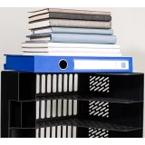 Лоток для бумаг Deli E9849 Black (E9849 BLACK)