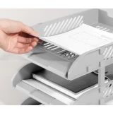 Лоток для бумаг Deli E9213 Grey (E9213 GREY)