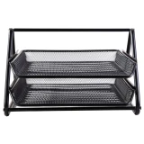 Лоток для бумаг Deli E9183 Black