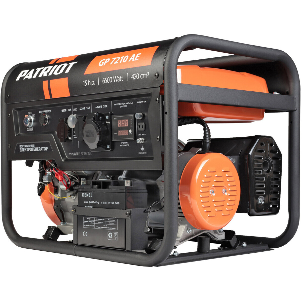 Генератор PATRIOT GP 7210AE - 474101590 - фото 4