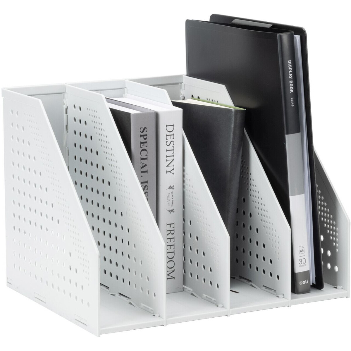 Лоток для бумаг Deli 78995LT Grey - 78995LT-GREY - фото 6
