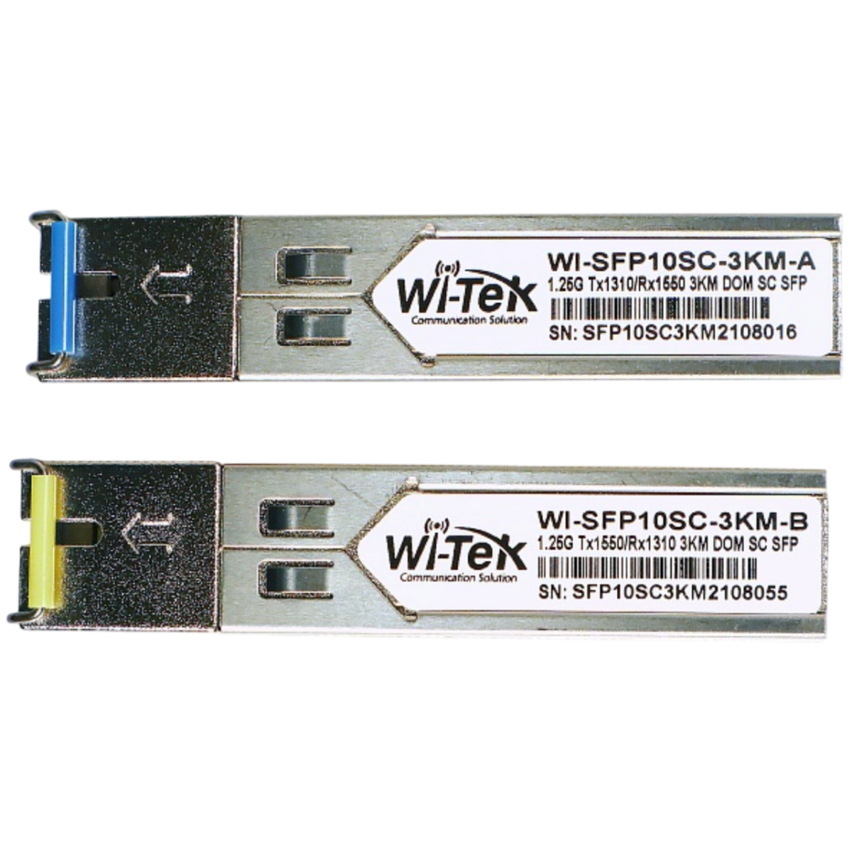 Трансивер Wi-Tek WI-SFP10SC-3KM, 2 шт.