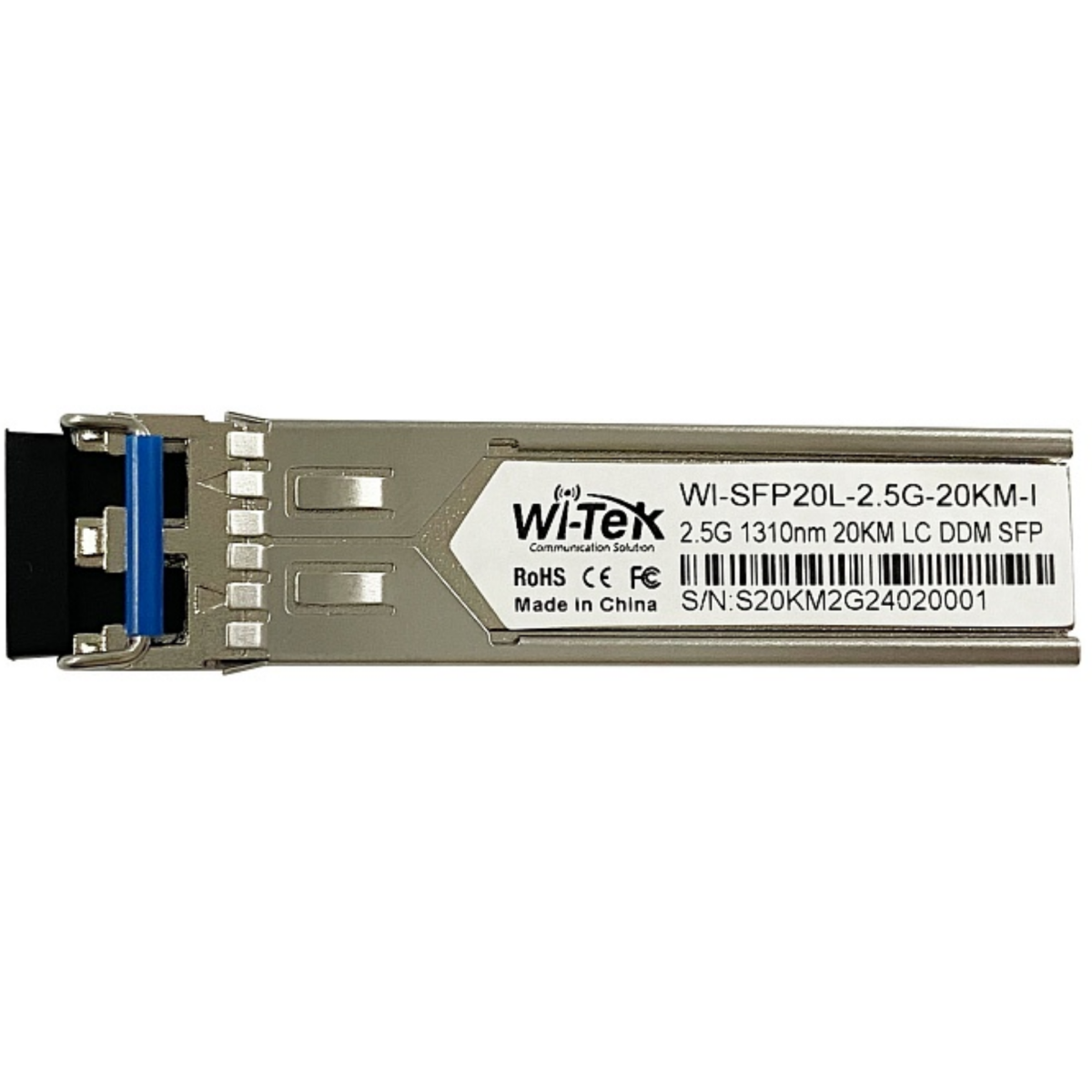 Трансивер Wi-Tek WI-SFP20L-2.5G-20KM-I