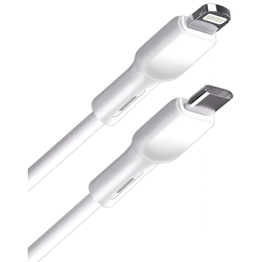 Кабель USB Type-C - Lightning, 3м, BoraSCO 52549 White