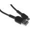 Кабель USB A (M) - microUSB B (M), 1м, BoraSCO 38511 Black