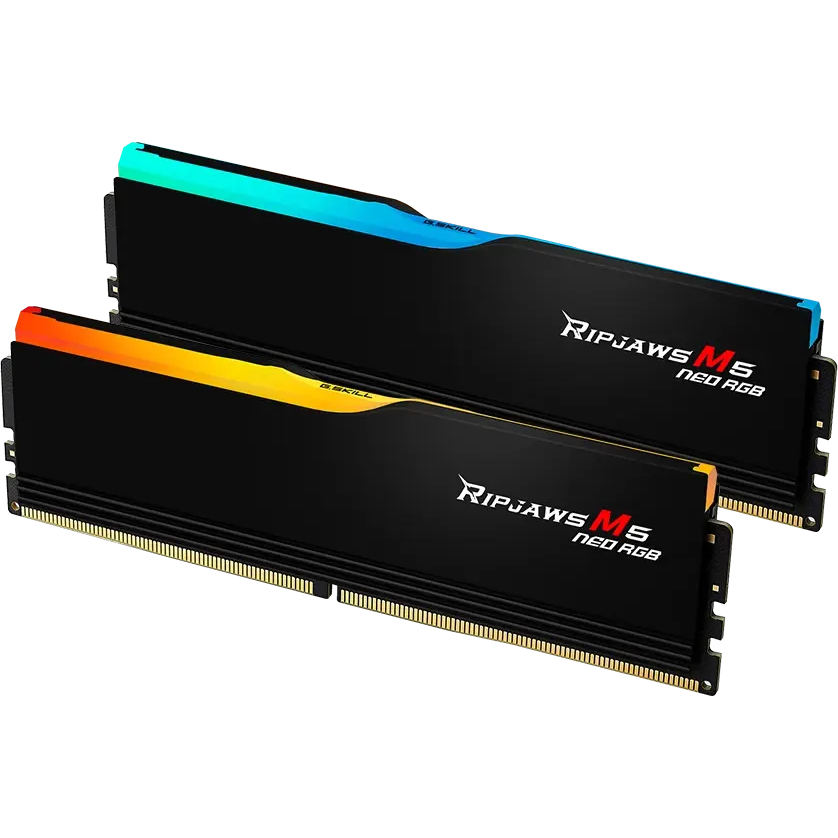 Оперативная память 32Gb DDR5 6000MHz G.Skill Ripjaws M5 Neo RGB (F5-6000J2836G16GX2-RM5NRK) (2x16Gb KIT)