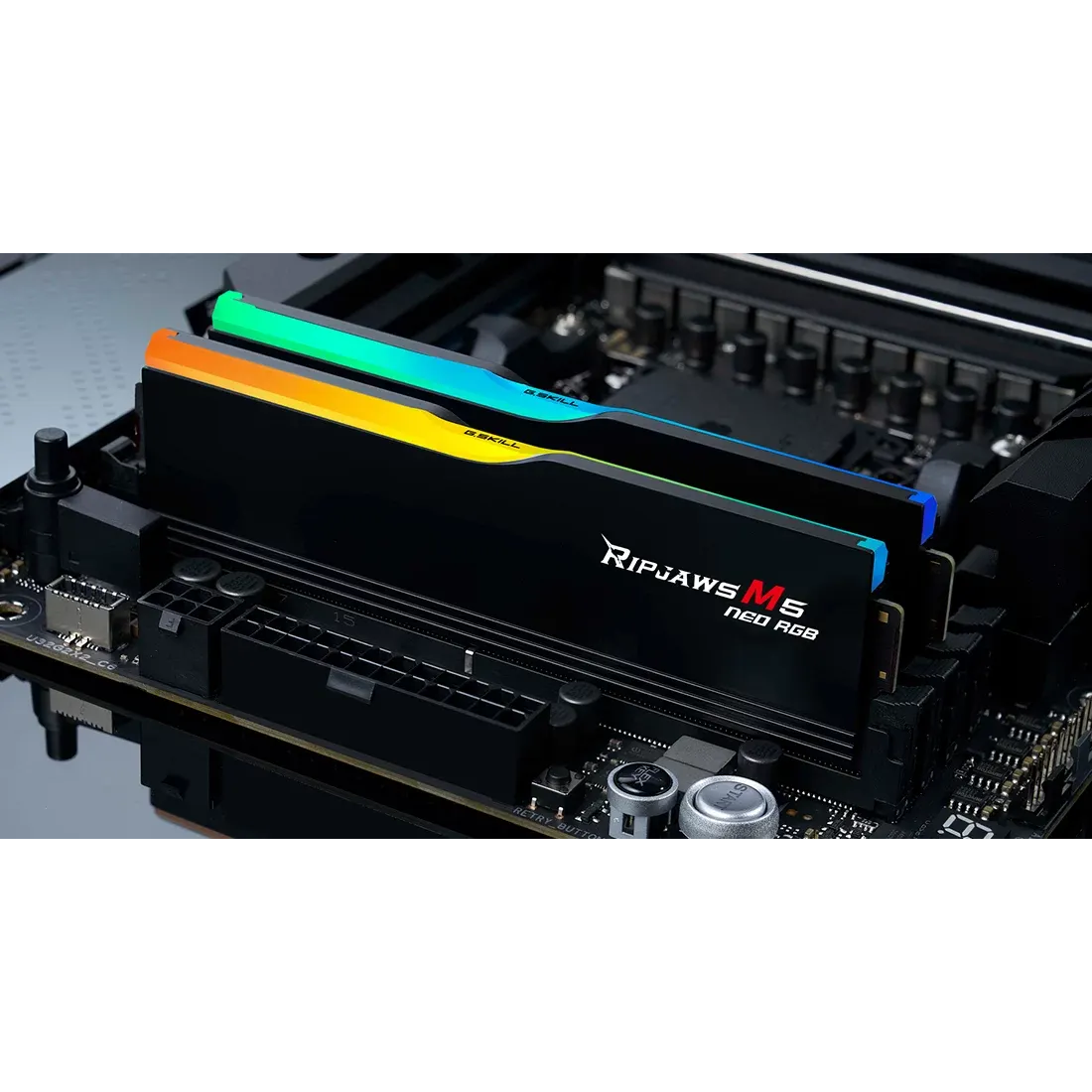 Оперативная память 32GB DDR5 6000MHz G.Skill Ripjaws M5 Neo RGB (F5-6000J2836G16GX2-RM5NRK) (2x16GB KIT) - фото 5